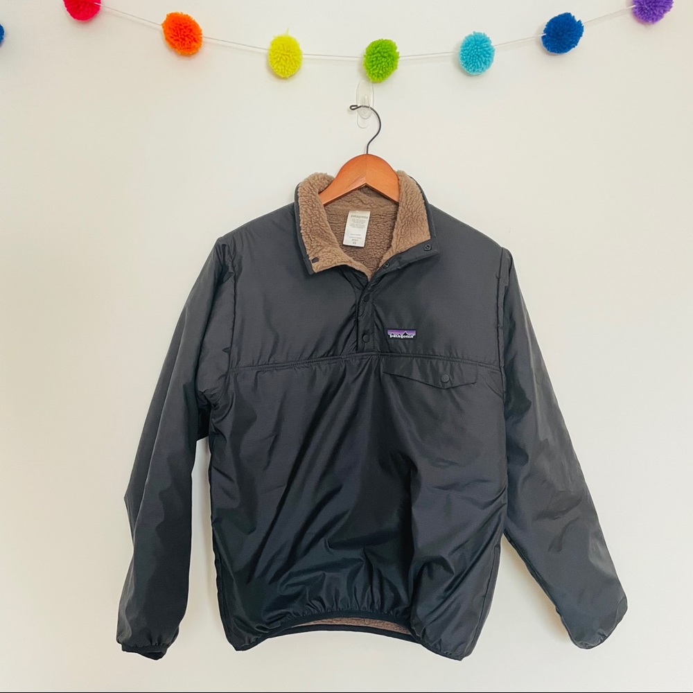 Patagonia pullover Sherpa lined jacket